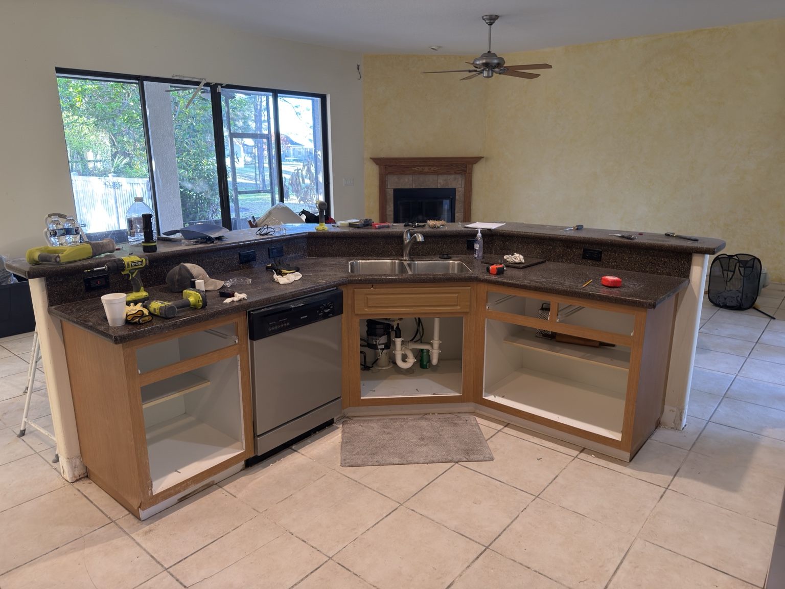 Palm Bay kitchen before renovation